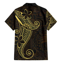 Black Gold Polynesian Tribal Family Matching Mermaid Dress and Hawaiian Shirt - Polynesian Pride
