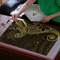 Black Gold Polynesian Tribal Puzzle - Polynesian Pride