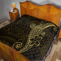 Black Gold Polynesian Tribal Quilt - Polynesian Pride