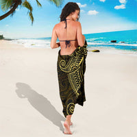 Black Gold Polynesian Tribal Sarong - Polynesian Pride