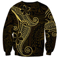 Black Gold Polynesian Tribal Sweatshirt - Polynesian Pride