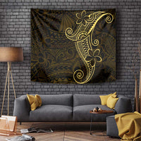 Black Gold Polynesian Tribal Tapestry LT9 Gold - Polynesian Pride