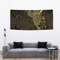 Black Gold Polynesian Tribal Tapestry LT9 - Polynesian Pride