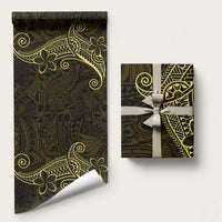 Black Gold Polynesian Tribal Wrapping Paper - Polynesian Pride