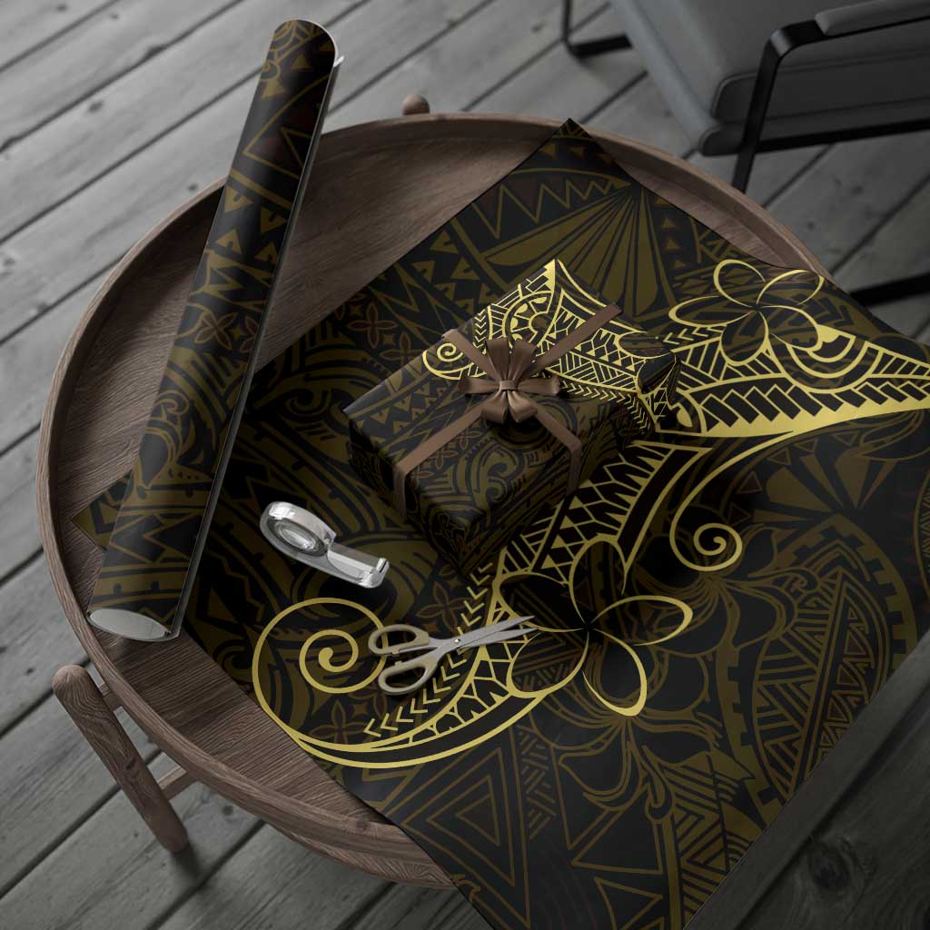 Black Gold Polynesian Tribal Wrapping Paper - Polynesian Pride