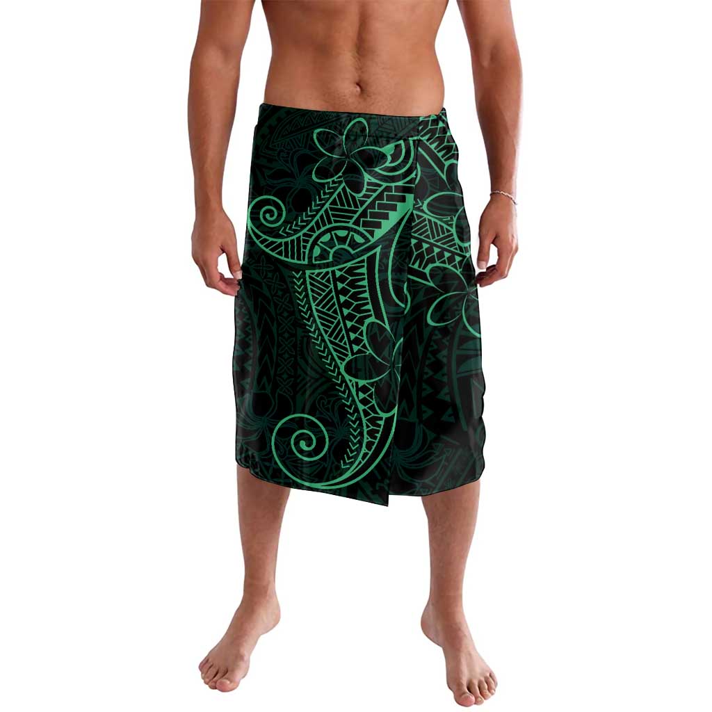 Black Green Polynesian Tribal Lavalava - Polynesian Pride