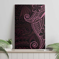 Black Pink Polynesian Tribal Canvas Wall Art - Polynesian Pride