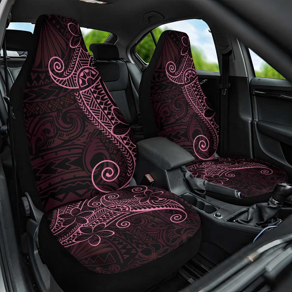 Black Pink Polynesian Tribal Car Seat Cover - Polynesian Pride