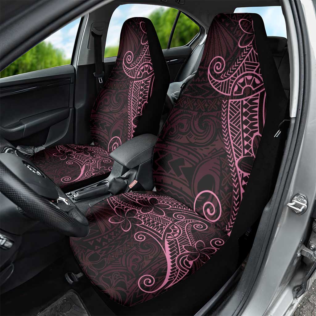 Black Pink Polynesian Tribal Car Seat Cover - Polynesian Pride
