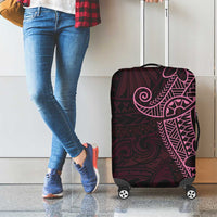 Black Pink Polynesian Tribal Luggage Cover - Polynesian Pride