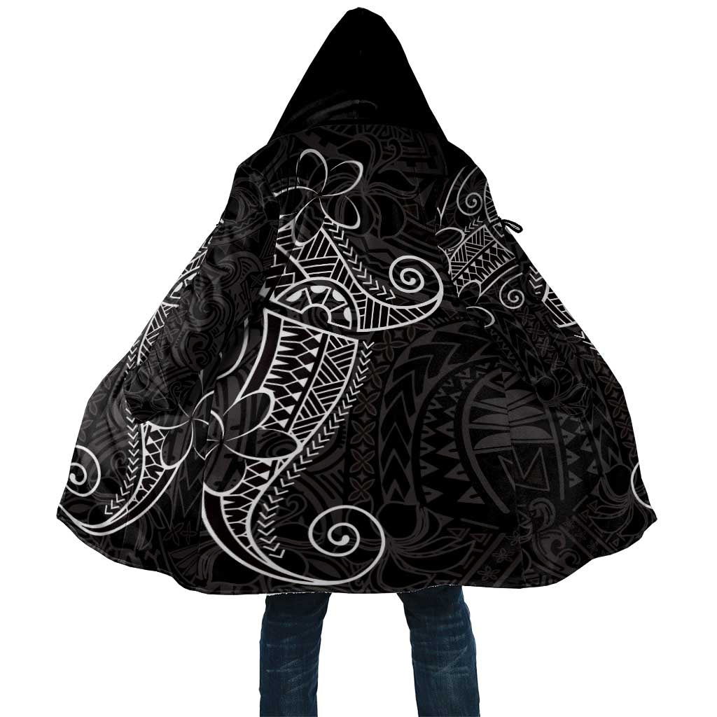 Black White Polynesian Tribal Cloak - Polynesian Pride