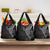 Black White Polynesian Tribal Grocery Bag - Polynesian Pride