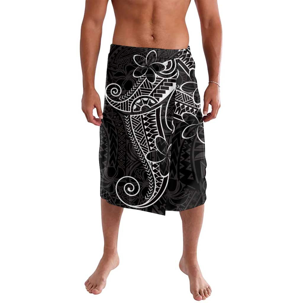 Black White Polynesian Tribal Lavalava - Polynesian Pride