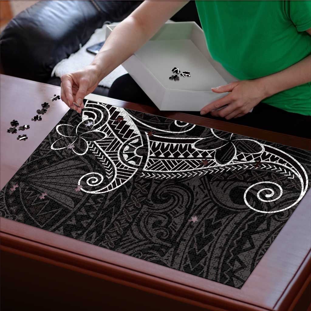 Black White Polynesian Tribal Puzzle - Polynesian Pride