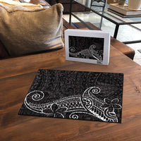 Black White Polynesian Tribal Puzzle - Polynesian Pride