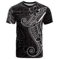 Black White Polynesian Tribal T Shirt - Polynesian Pride
