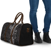 Black White Polynesian Tribal Travel Bag - Polynesian Pride