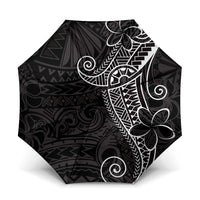 Black White Polynesian Tribal Umbrella - Polynesian Pride