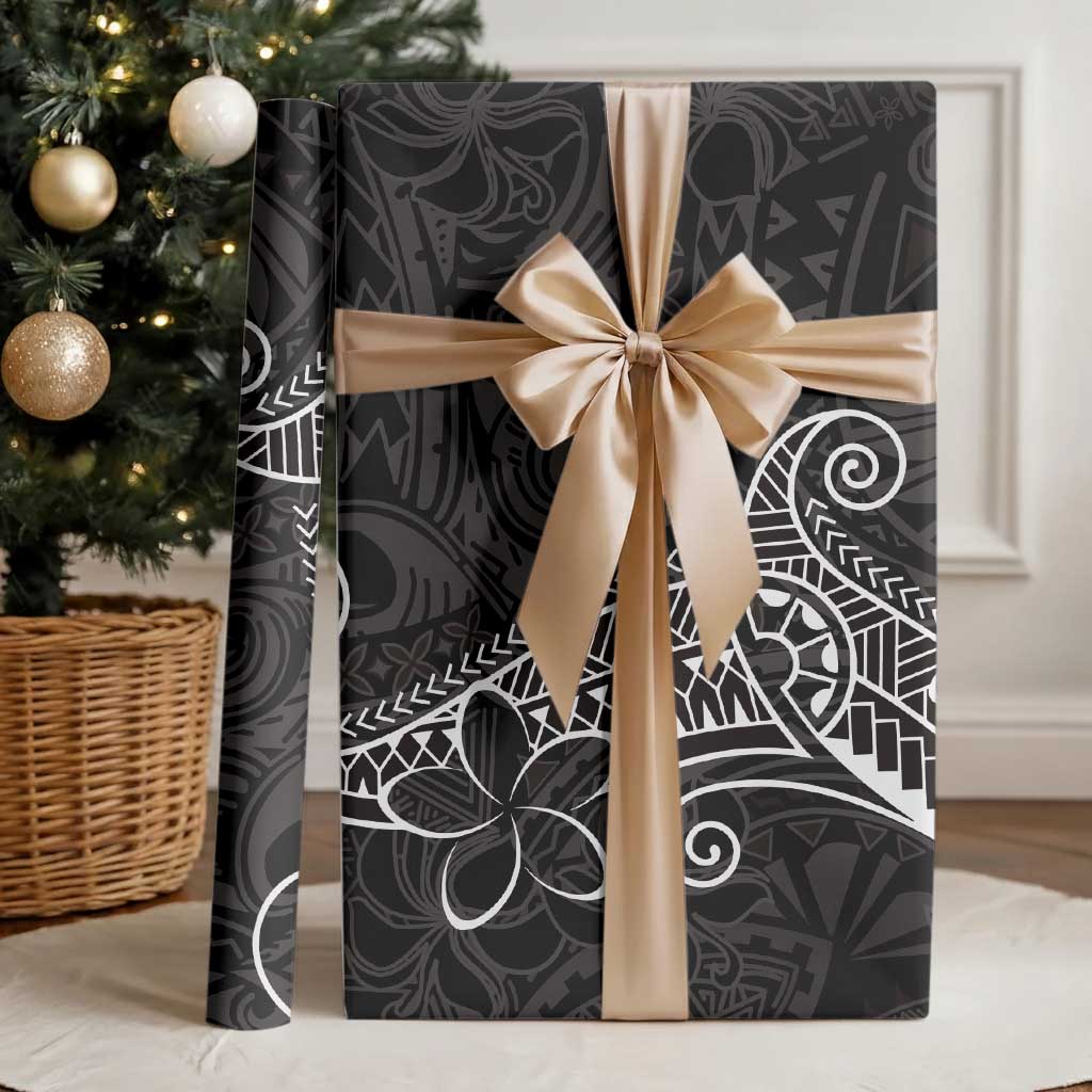 Black White Polynesian Tribal Wrapping Paper - Polynesian Pride