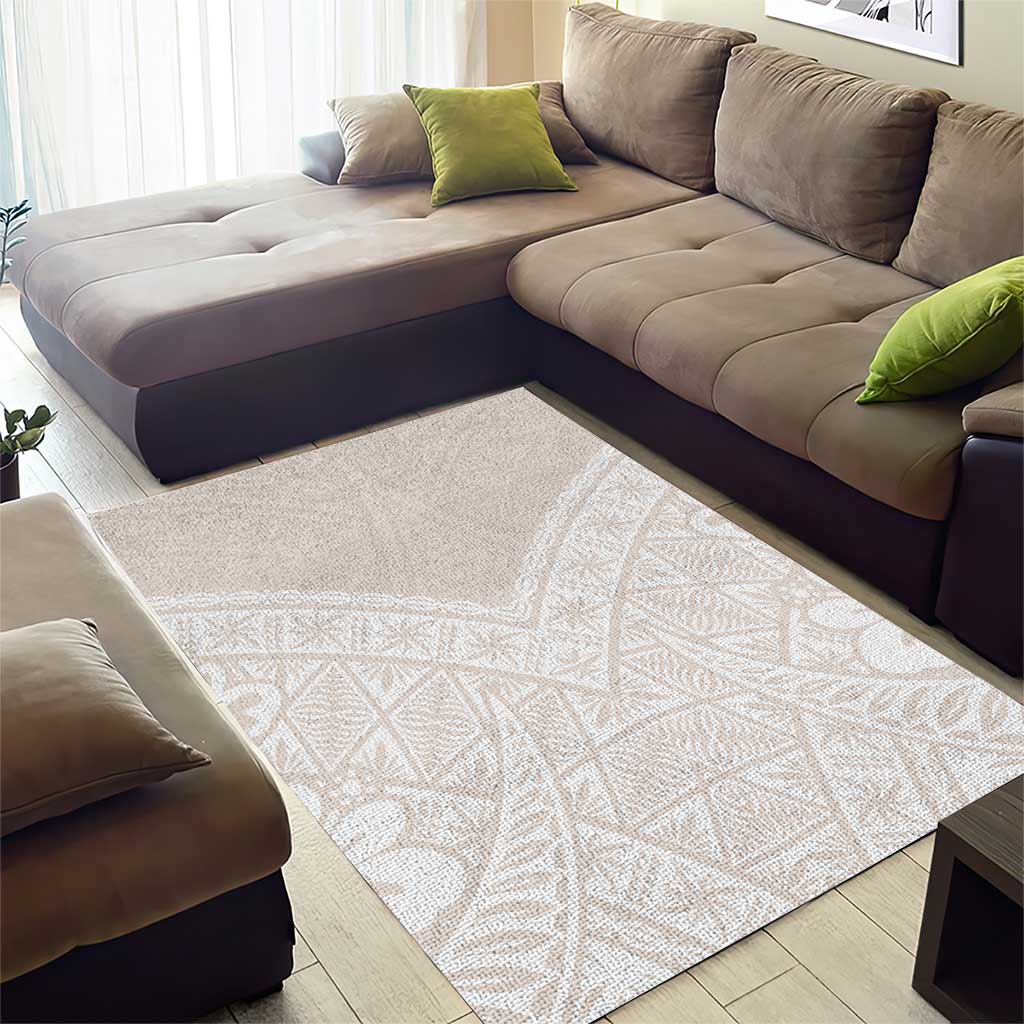 Lotu Tamaiti Tongan Polynesian Art Pattern Area Rug Traditional Tribal Motifs - Polynesian Pride