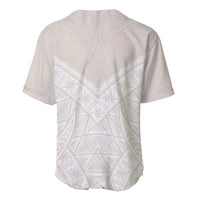 Lotu Tamaiti Tongan Polynesian Art Pattern Baseball Jersey Traditional Tribal Motifs - Polynesian Pride