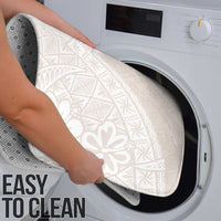 Lotu Tamaiti Tongan Polynesian Art Pattern Bathroom Set Traditional Tribal Motifs - Polynesian Pride