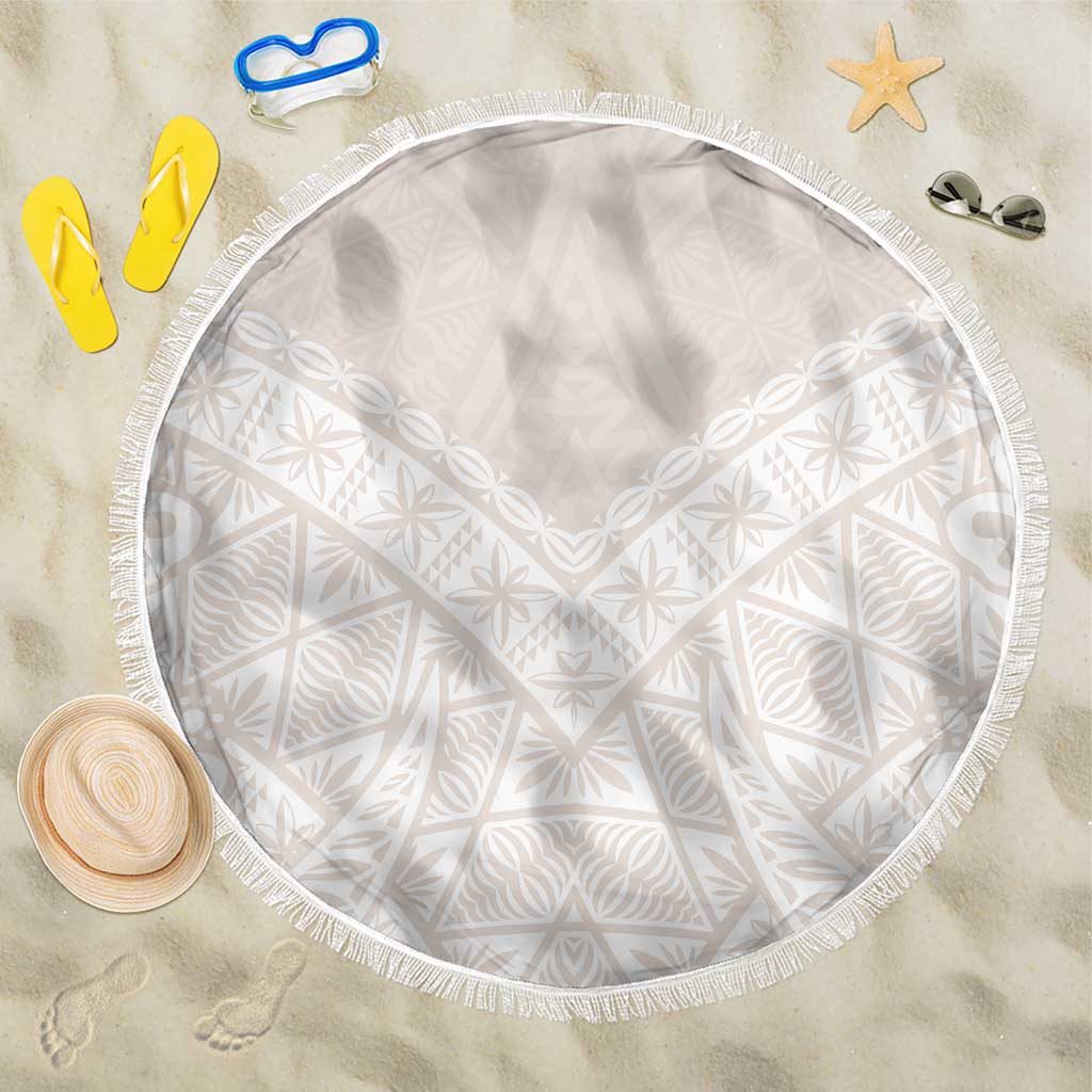 Lotu Tamaiti Tongan Polynesian Art Pattern Beach Blanket Traditional Tribal Motifs - Polynesian Pride