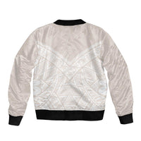 Lotu Tamaiti Tongan Polynesian Art Pattern Bomber Jacket Traditional Tribal Motifs - Polynesian Pride