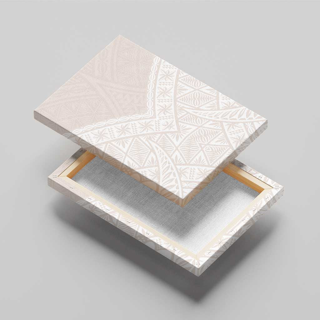 Lotu Tamaiti Tongan Polynesian Art Pattern Canvas Wall Art Traditional Tribal Motifs - Polynesian Pride