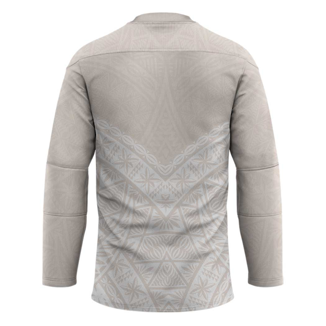 Lotu Tamaiti Tongan Polynesian Art Pattern Hockey Jersey Traditional Tribal Motifs - Polynesian Pride