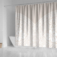 Lotu Tamaiti Tongan Polynesian Art Pattern Shower Curtain Traditional Tribal Motifs - Polynesian Pride
