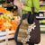 Vintage Hibiscus Turtle Pattern Grocery Bag with Plumeria Half Style