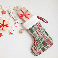 Mele Kalikimaka Hawaiian Quilt and Lei Patchwork Christmas Stocking - Polynesian Pride