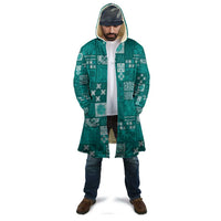 Vintage Hawaiian Quilting Patterns Cloak Turquoise Style Tribal Fabric Patchwork - Polynesian Pride