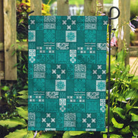 Vintage Hawaiian Quilting Patterns Garden Flag Turquoise Style Tribal Fabric Patchwork - Polynesian Pride