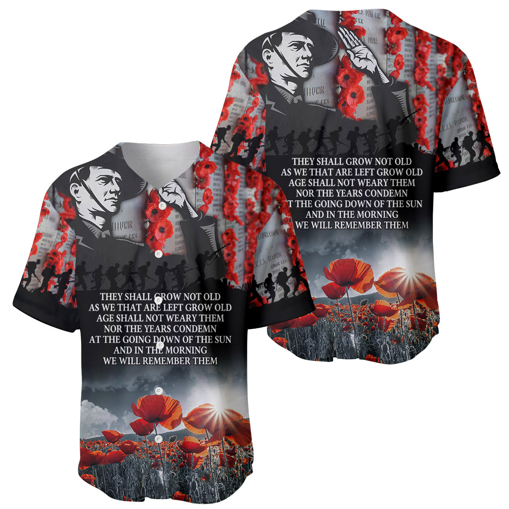 ANZAC DAY Heroes Of The Gallipoli Baseball Jersey LT9 - Polynesian Pride