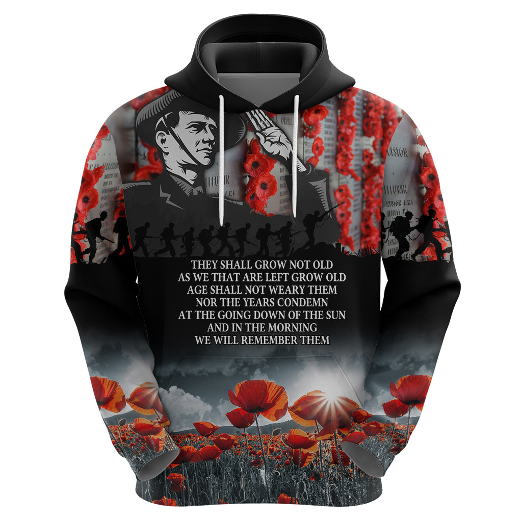 ANZAC DAY Heroes Of The Gallipoli Zip Hoodie LT9 - Polynesian Pride