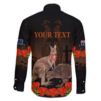 Kangaroo and Kiwi Bird ANZAC Day Custom Family Matching Summer Maxi Dress and Hawaiian Shirt Soldier Style LT9 - Polynesian Pride