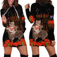 Koala and Kiwi Bird ANZAC Day Custom Hoodie Dress Soldier Style LT9 - Polynesian Pride
