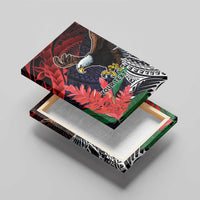 American Samoa Bald Eagle Personalized Canvas Wall Art Samoa Muamua Le Atua