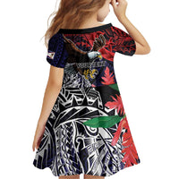 American Samoa Bald Eagle Personalized Family Matching Tank Maxi Dress and Hawaiian Shirt Samoa Muamua Le Atua