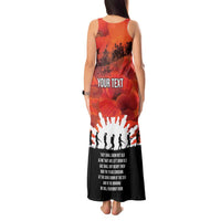 Anzac Day Gallipoli Personalised Tank Maxi Dress Red Poppy Flowers LT9 - Polynesian Pride