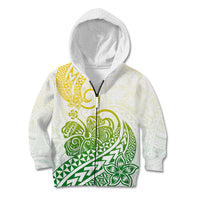 Polynesian Kid Hoodie Tribal Tattoo Gradient 01 Screen Color LT9 - Polynesian Pride