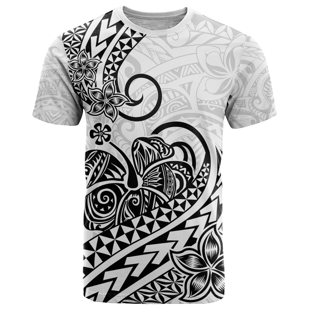 Polynesian T Shirt Tribal Tattoo Black Screen Color LT9 Black - Polynesian Pride