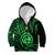 Polynesian Pride Guam Kid Hoodie With Polynesian Tribal Tattoo and Coat of Arms Green Version LT9 - Polynesian Pride