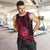Polynesian Pride Guam Men Tank Top With Polynesian Tribal Tattoo and Coat of Arms Pink Version LT9 - Polynesian Pride