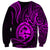 Polynesian Pride Guam Sweatshirt With Polynesian Tribal Tattoo and Coat of Arms Purple Version LT9 - Polynesian Pride