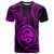 Polynesian Pride Guam T Shirt With Polynesian Tribal Tattoo and Coat of Arms Purple Version LT9 Purple - Polynesian Pride