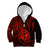 Polynesian Pride Guam Kid Hoodie With Polynesian Tribal Tattoo and Coat of Arms Red Version LT9 - Polynesian Pride
