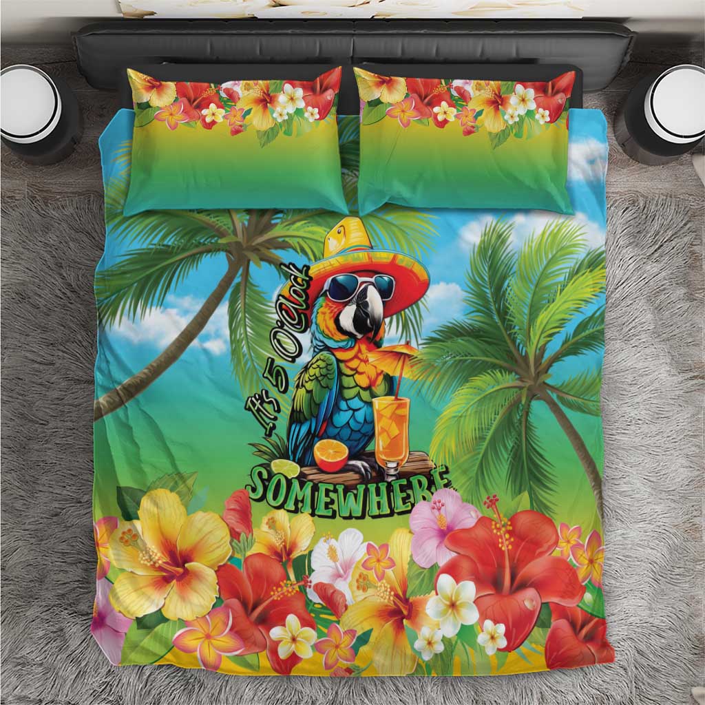 Always 5 O'clock Bedding Set Hawaiian Tropical Parrot - Polynesian Pride